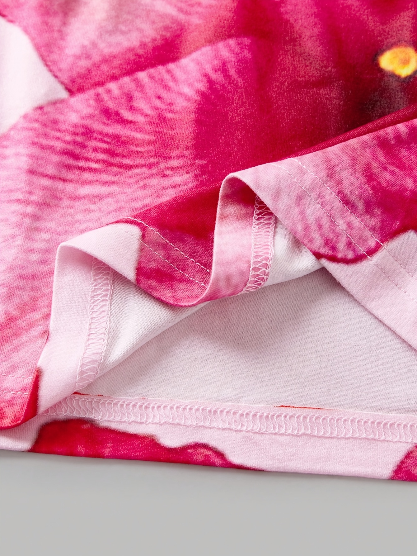 Girls Floral Vacation Style Floral Cami Dress Summer - 图片 5