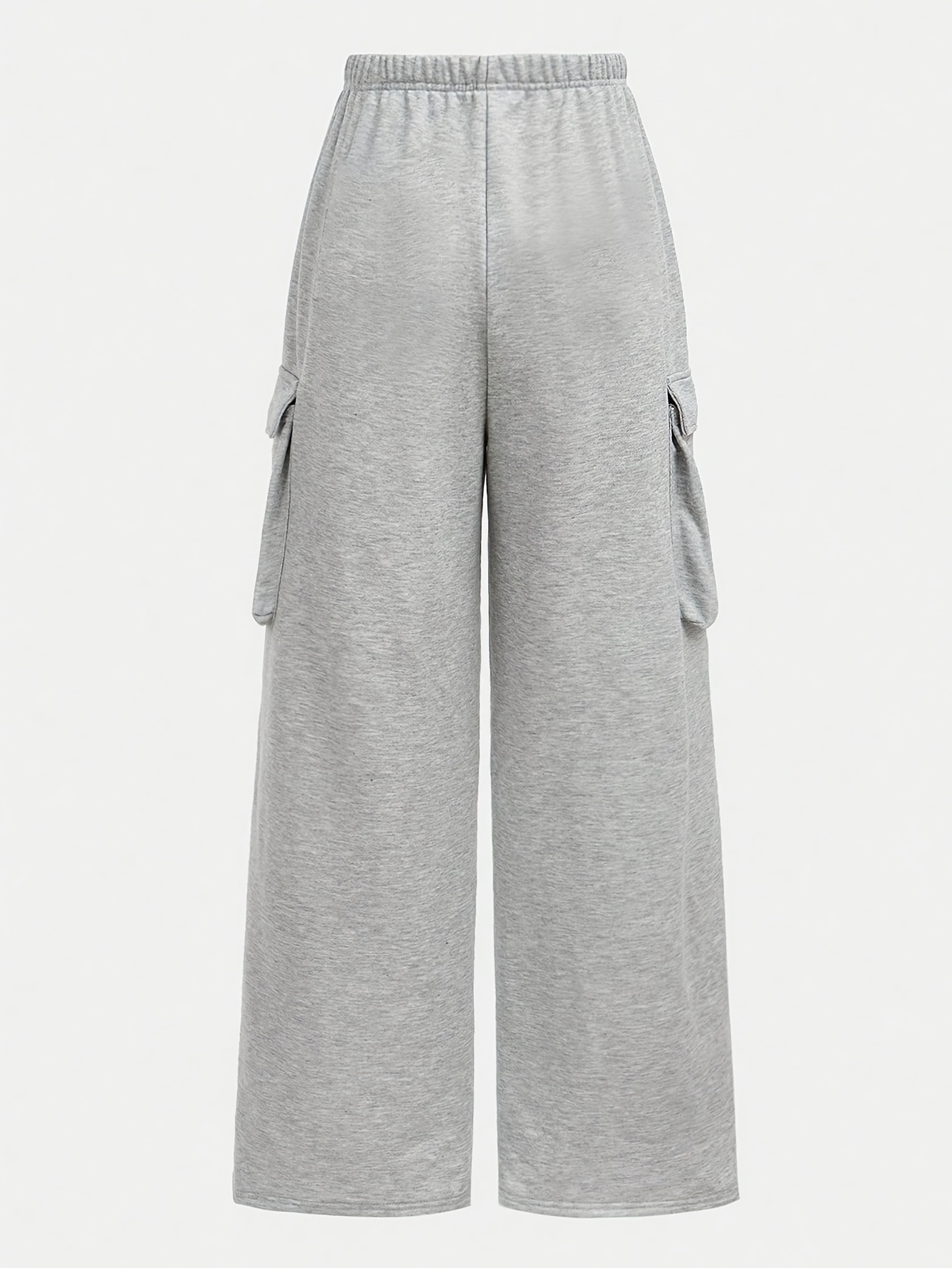 Girls Solid Streetwear Sweatpants Spring Summer - 图片 3