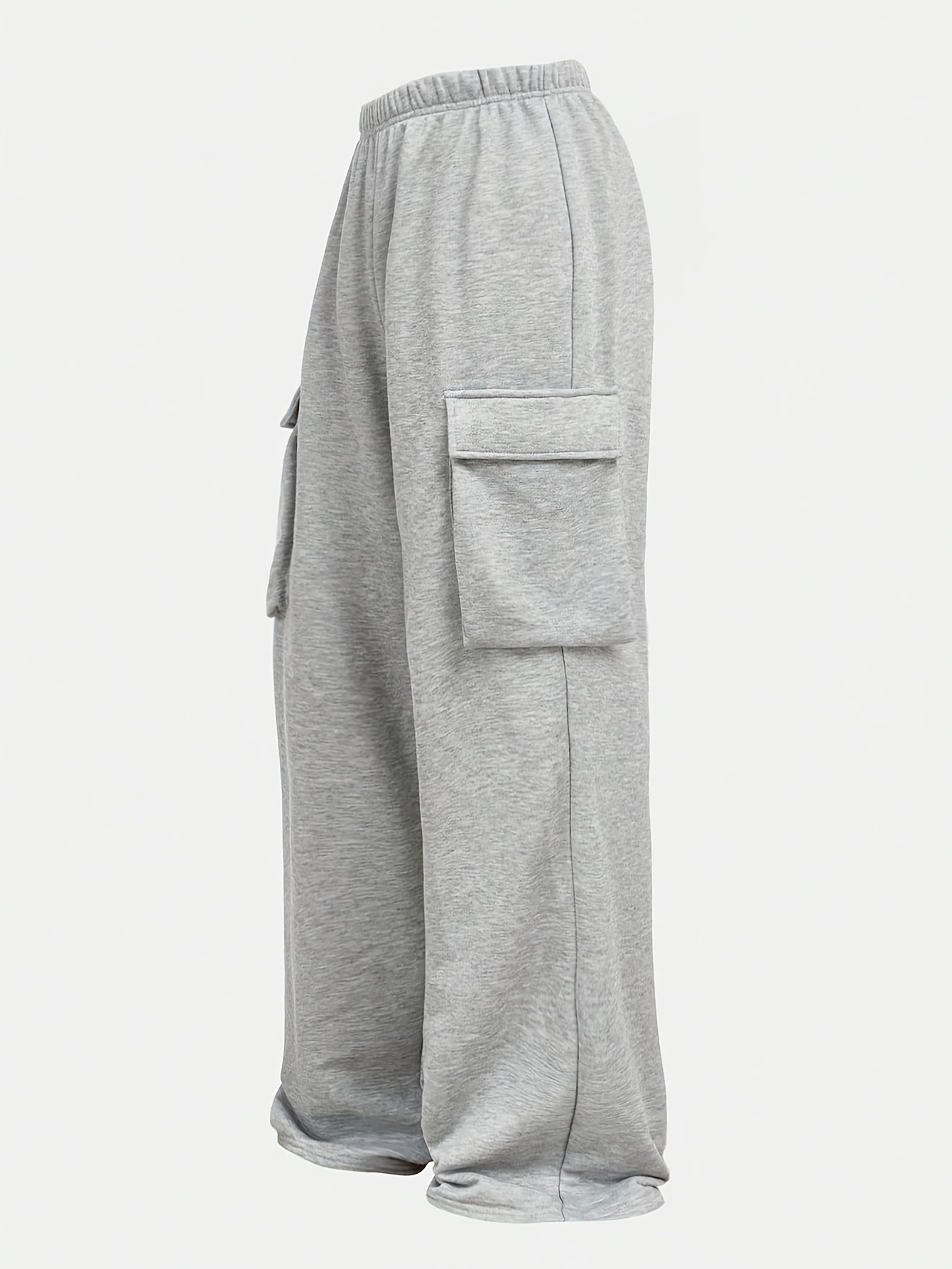 Girls Solid Streetwear Sweatpants Spring Summer - 图片 4