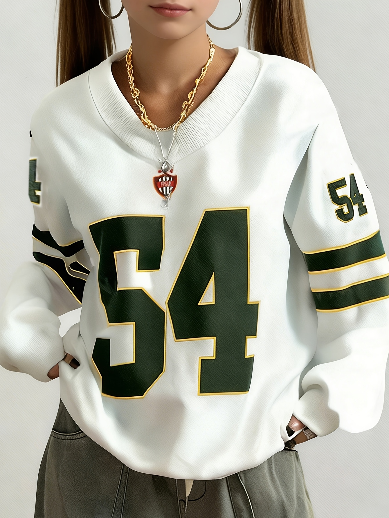 Girls Graphic Casual Sweatshirt Spring Summer - 图片 7