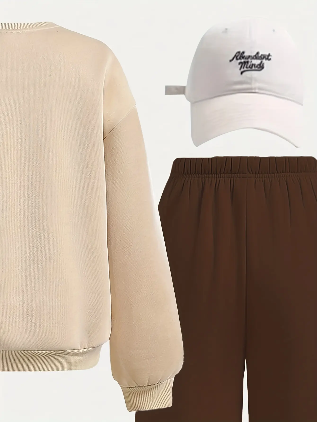 Girls New York Print Sweatshirt and Pants Set gallery view