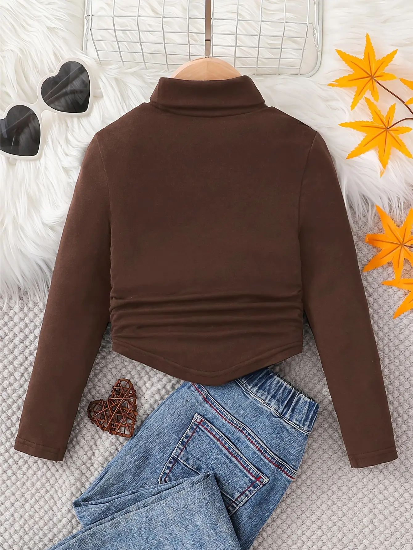 Girls Turtleneck Layering Tops 3-Pack gallery view