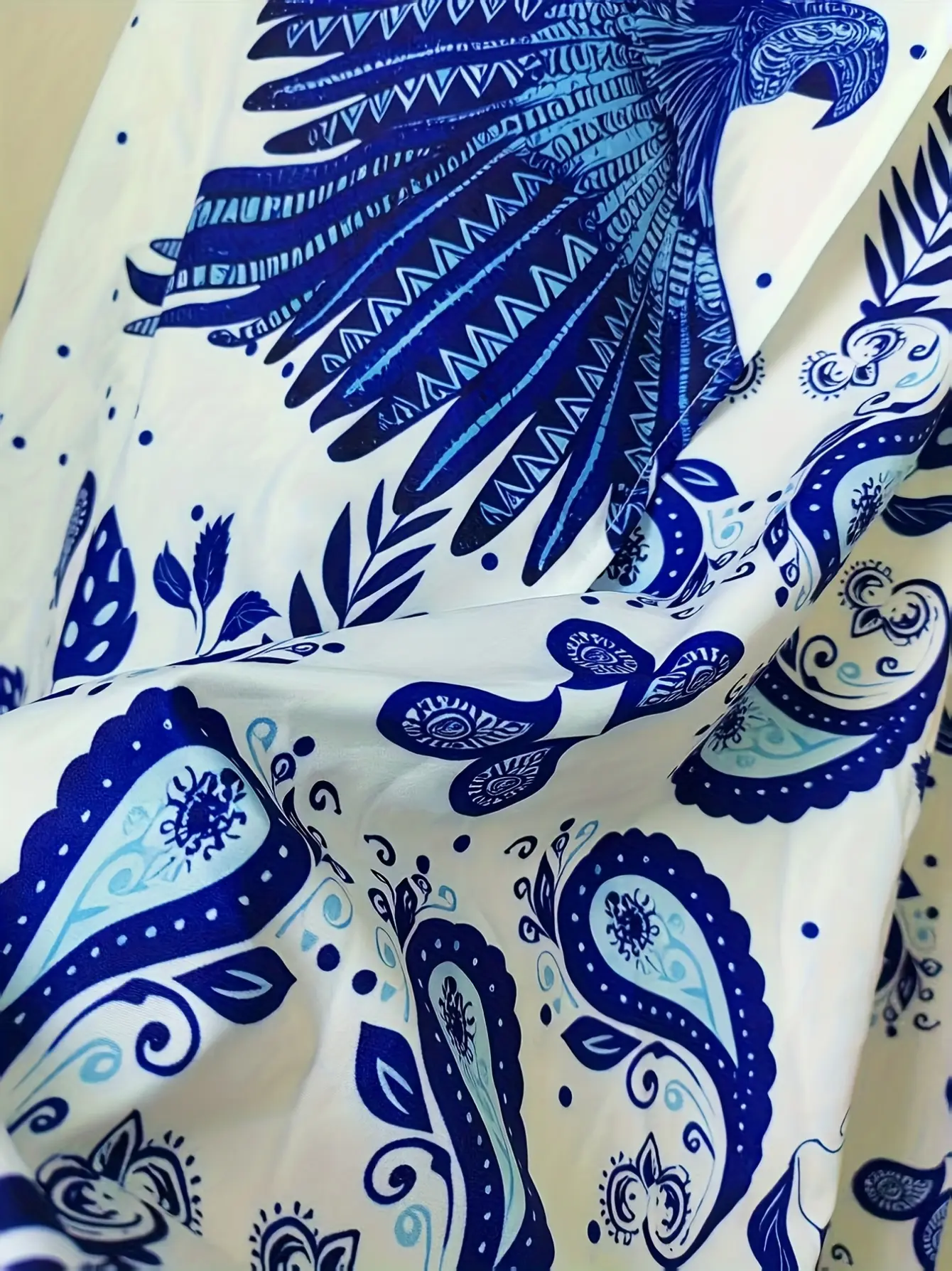 Women’s Blue Paisley Tank Top and Skater Skirt Set gallery view