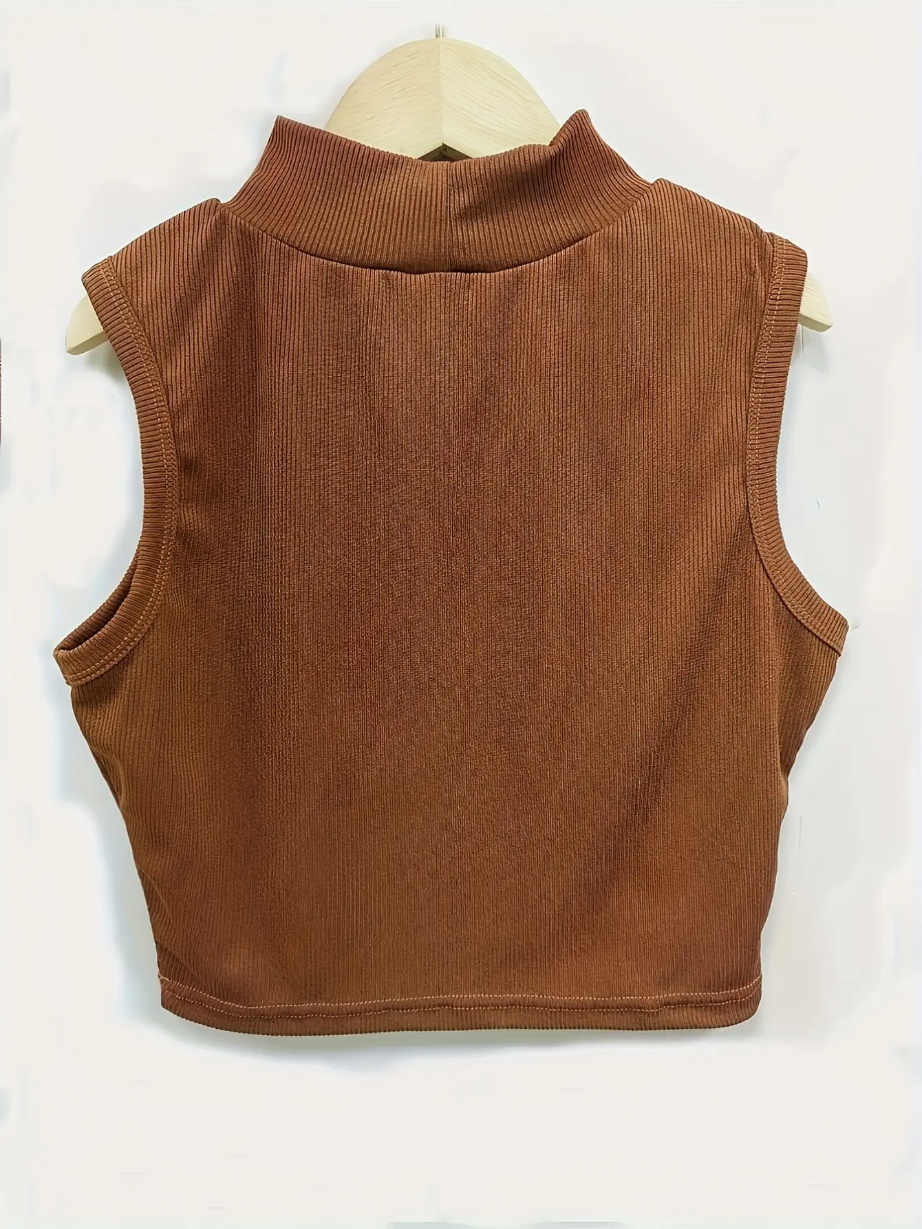 Women’s Three-Pack Mock Neck Sleeveless Tops gallery view