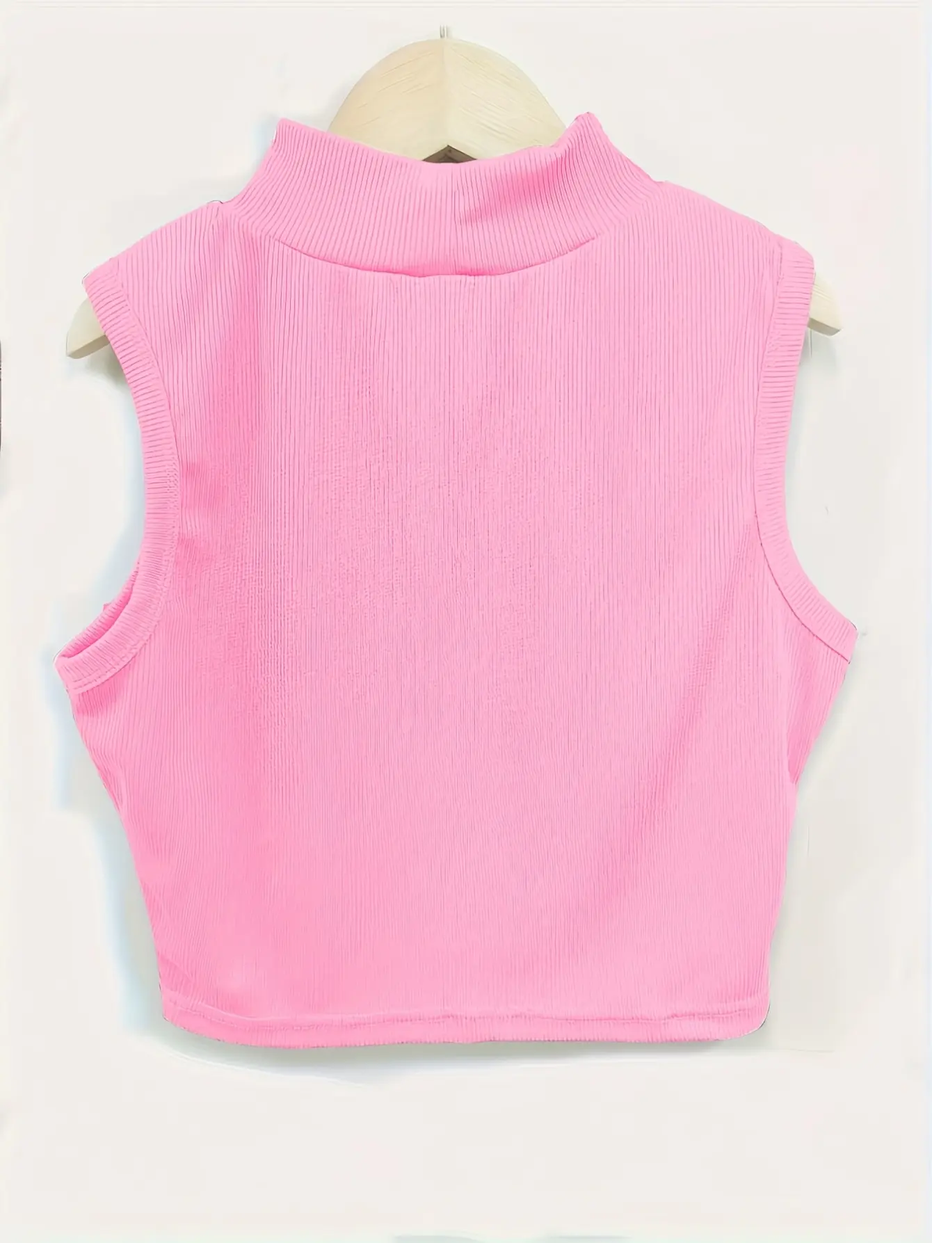 Women’s Three-Pack Mock Neck Sleeveless Tops gallery view