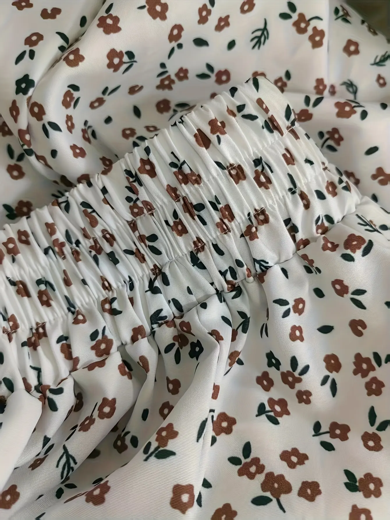 Women’s Sleeveless Top and Ditsy Floral Skirt Set gallery view