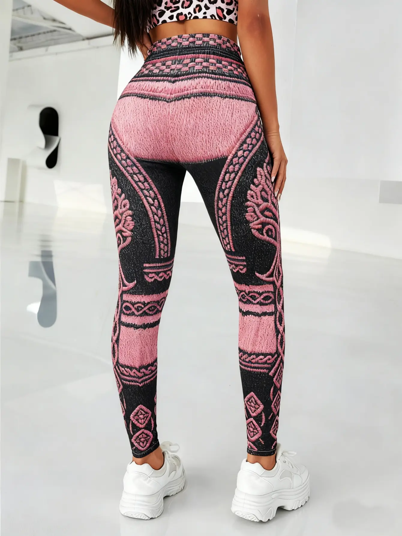 Women’s Tree of Life Art Print Stretch Leggings gallery view